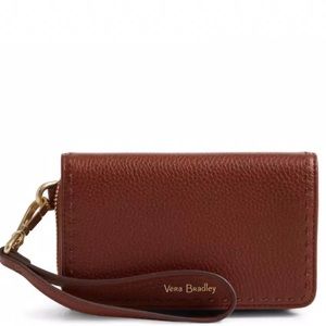 Leather wristlet